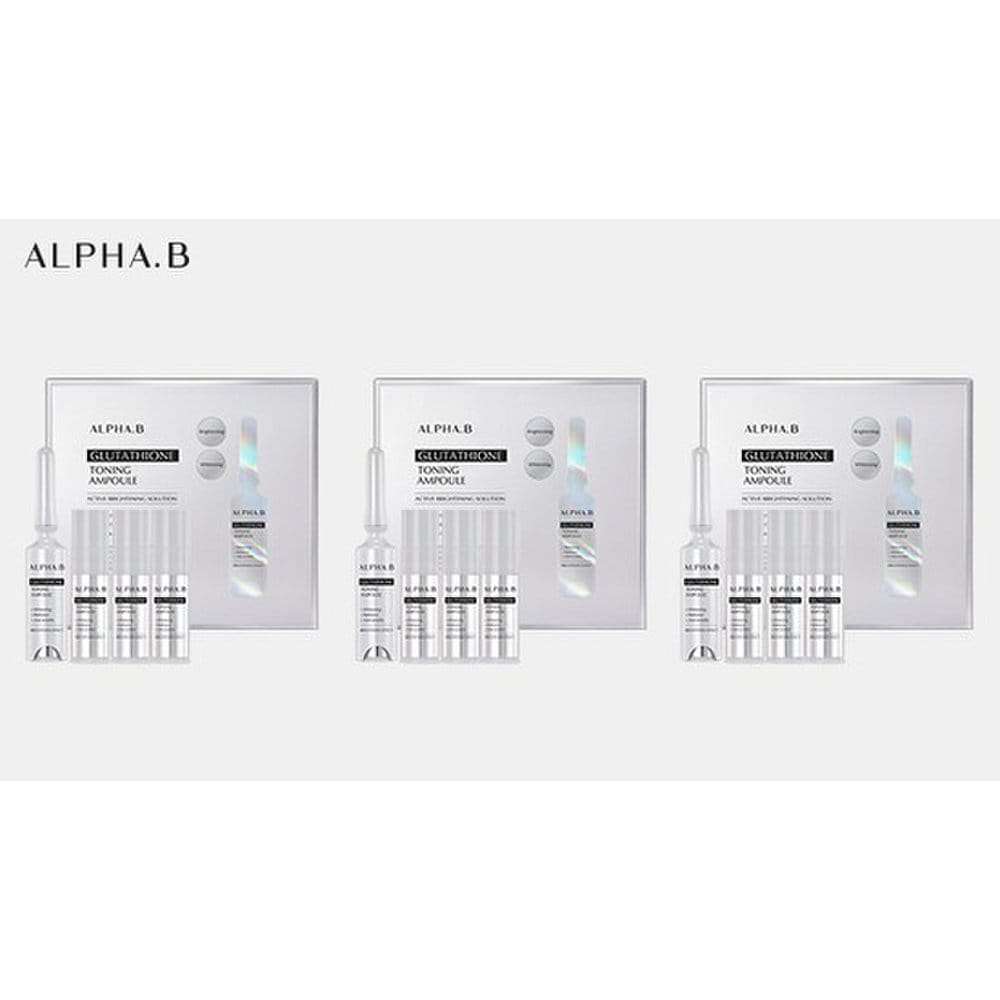 [ALPHA.B] Toning Glutathione Ampoule 3 Boxes (5g*12ea)