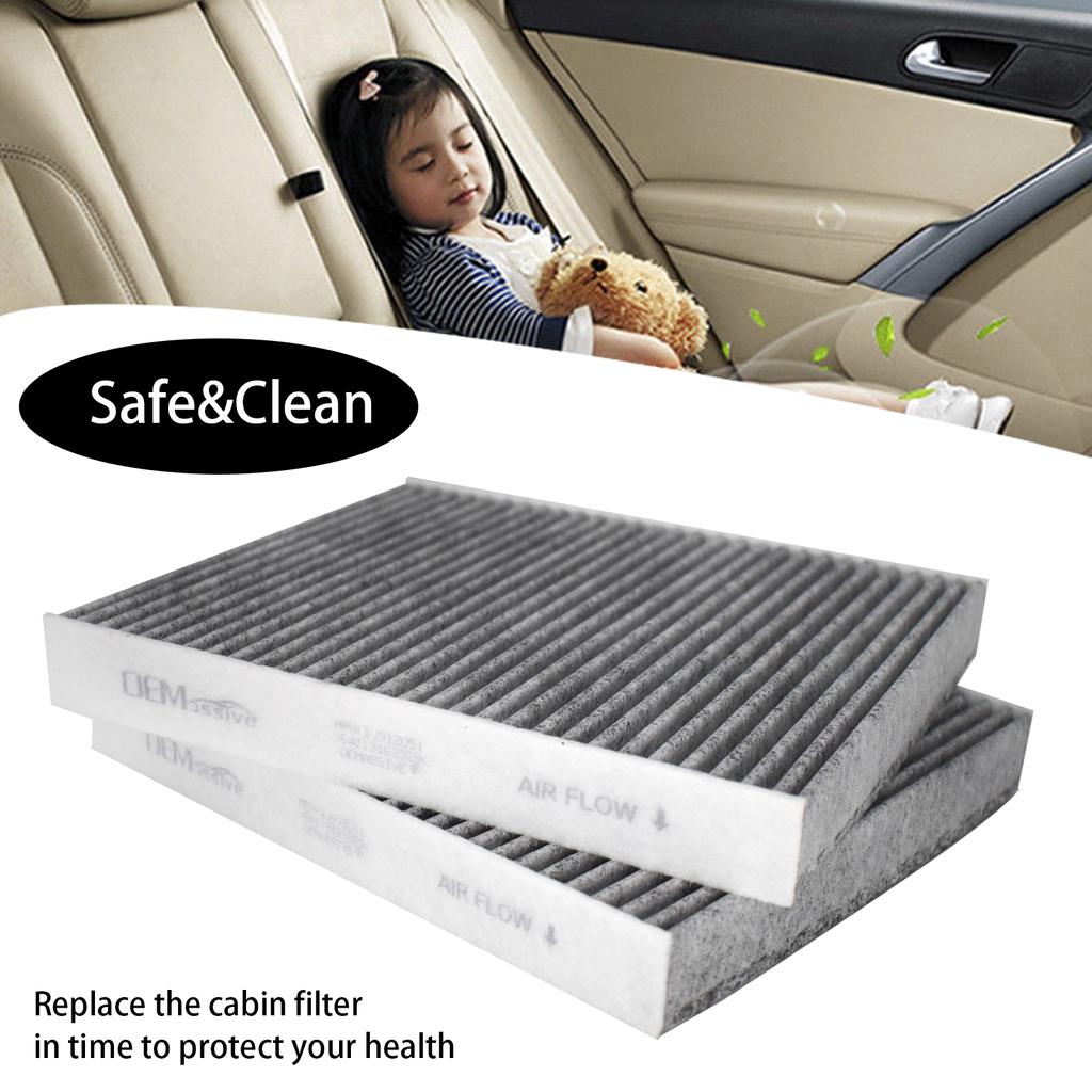 64119163329 64119272642 Activated Carbon Pollen Cabin Air Filter For Alpina B5 D5 F10 F11 B6 F12 F13 B7 F01 F02 BMW 5 6 7
