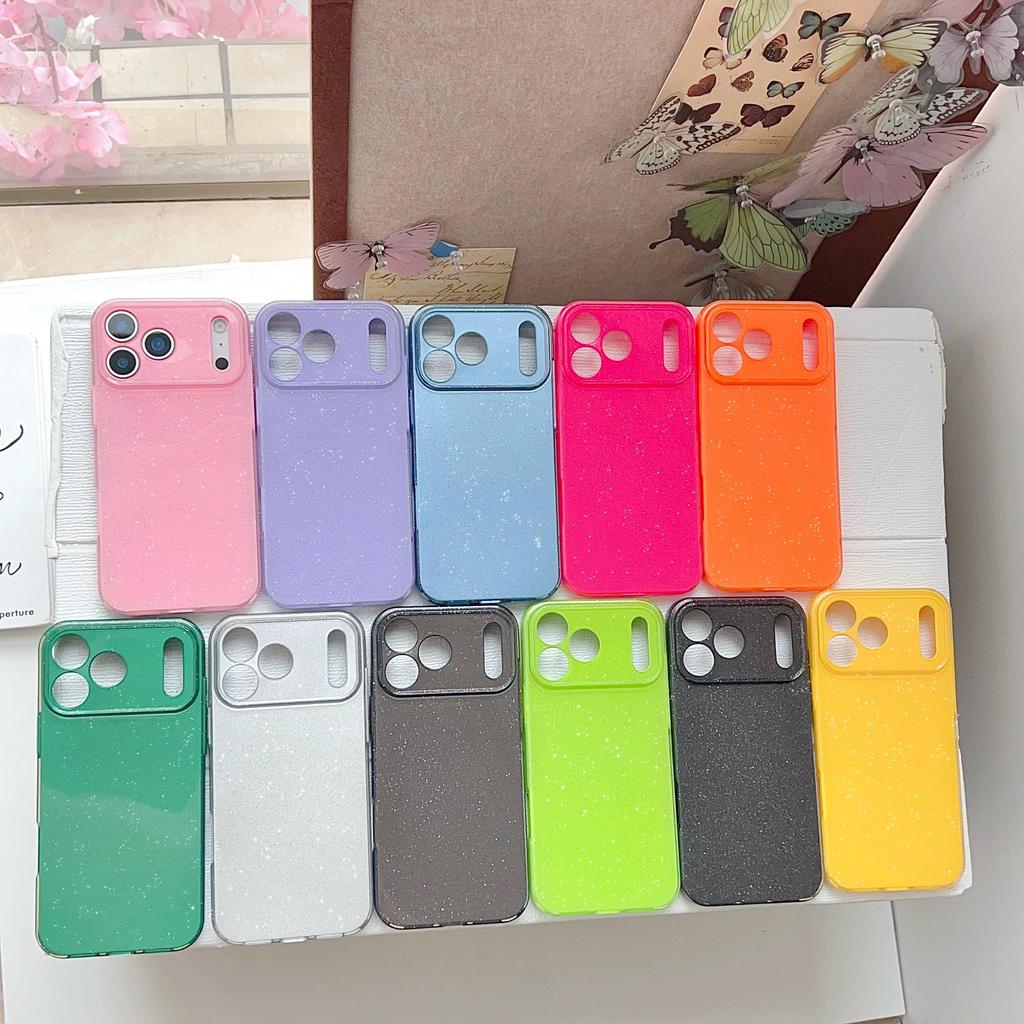 Shockproof Case for iPhone 17 16 15 14 13 Pro Max Candy Colored Fashion Phone Back Cover Soft TPU Protector Skins Shell