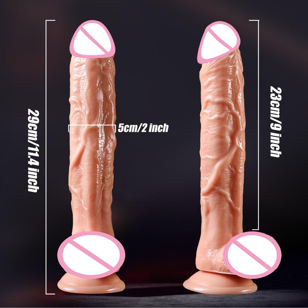 Soft Realistic Thick Huge Dildo Gay Adults Sex Toy for Women Suction Cup Big Dick Anal Plug Vaginal Masturbators Silicone Penis