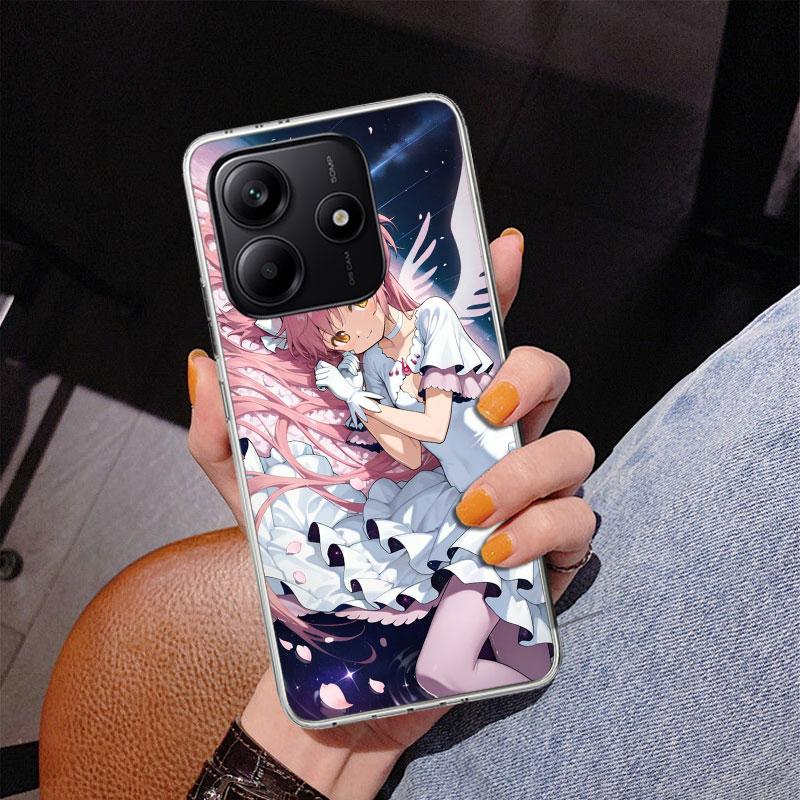Madoka Magica Anime Phnoe Case for Phnoe Case for Xiaomi Redmi Note 15 14 14S 13 Pro Plus 12 12S 11S 11E 10S 10 11T 5G Unique Co