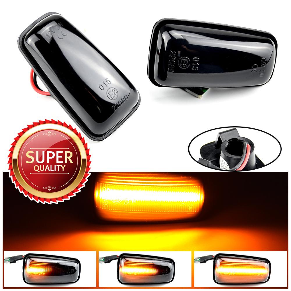 Dynamic Led Turn Signal Side Marker Light For Peugeot 306 106 406 806 Expert Partner For Citroen Berlingo Jumpy Saxo Xantia XM