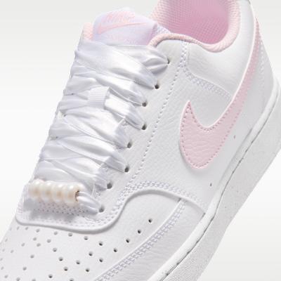 Women's Sneakers Nike Wmns Court Vision Low 'White Pink Foam'