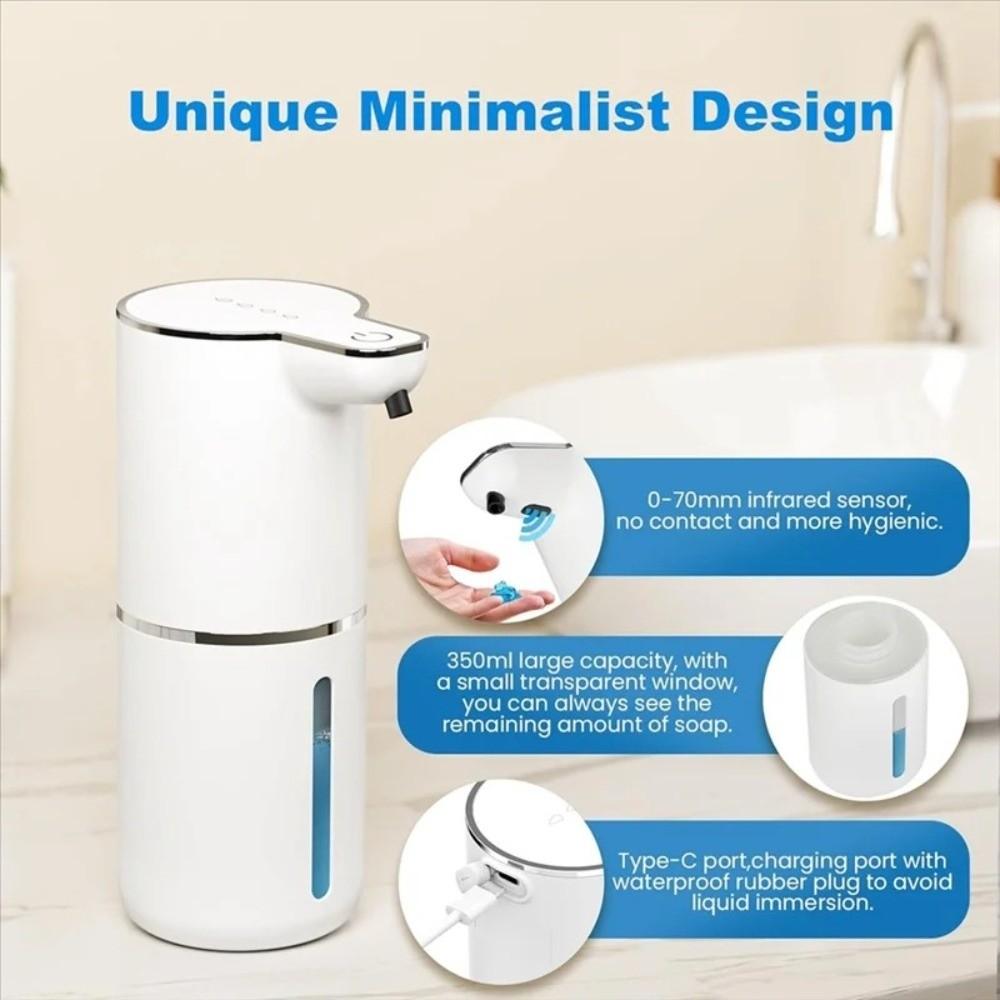 Wall Mounted Foaming Soap Dispenser Touchless Hand Sanitizer Machine  Commercial Use
