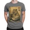 Unisex Cute Capybara Raunisex Noodles Japanese Food Animal T Shirt Cotton Clothes Short Sleeve Crew Neck Tee Shirt Printed Tshirt