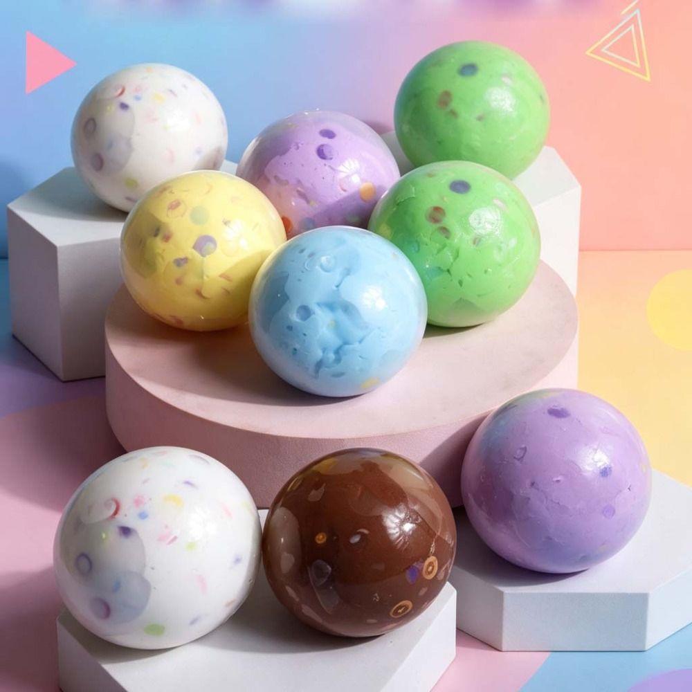 Crunchy TPR Fidget Toy Sound Effects Handmade Ball Kids Toy Crackling Squishy Toy  Home Decoration