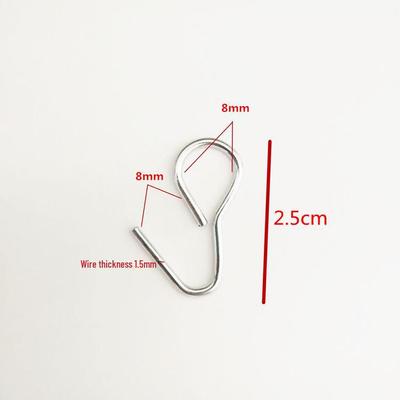 Nickel-Plated Metal Car Seat Cover Hook - Anti-Slip Cushion Fastener