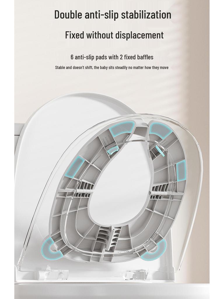 Compact Children's Travel Toilet Seat Pad - Foldable for Easy Storage