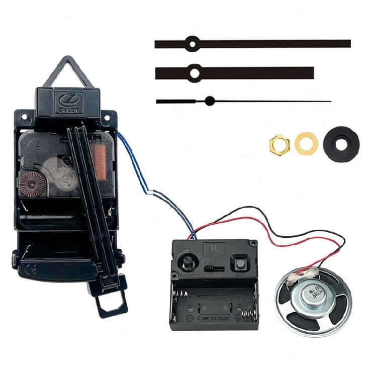 Kvarc ingás óramű szerkezet készlet dallamokkal, csengővel és mutatókkal kézműves projektekhez és órajavítási rajongóknak