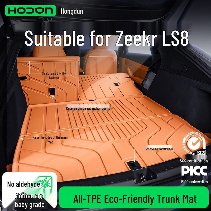 ZEEKR LS8 Trunk TPE26 Floor Mats Tail Box Decorative Accessory