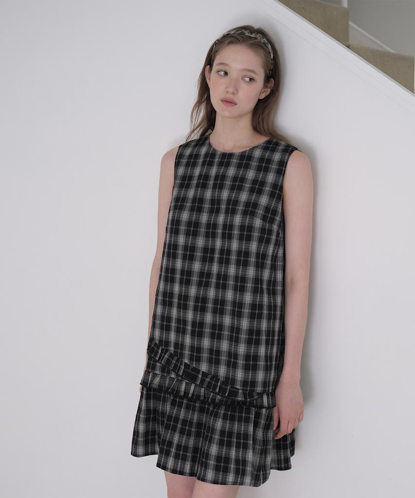 Jucy Judy Check Frill Dress Jzop329G