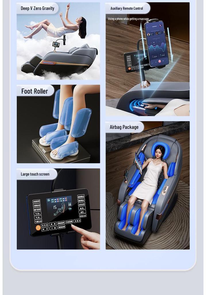 AUX Full-Body Automatic Smart Massage Chair - Luxury Multi-functional Home Relaxation
