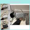 Stylish Pu Crossbody Bag For Women In Black White Or Silver Perfect For Everyday Use
