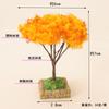 Doll House Mini Garden Simulation Cherry Blossom Willow Tree Landscaping Plant Ornaments Micro Landscape Sand Table Scene Prop Model