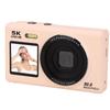 Digital Camera 5K 80MP Double Screen Autofocus 18x Zoom WiFi Camera with Flash for Travel Live Streaming