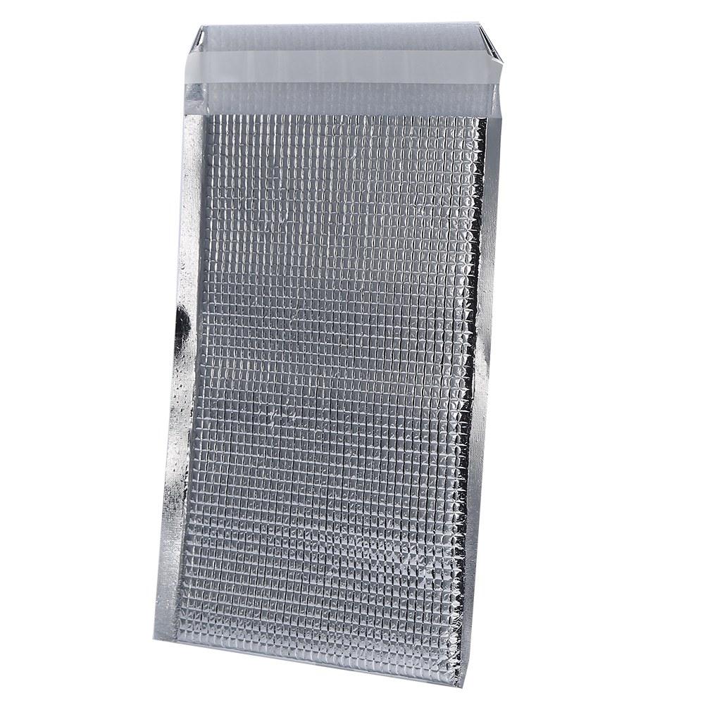 10 stücke set Einweg Aluminium Folie Isolierte Lebensmittel Lagerung Tasche Thermische Kühler Silber (20 * 25cm)