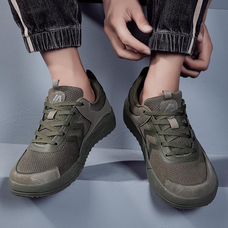 Men's Wide Toe Mesh Barefoot Shoes - Extra Large Sizes 45-48 For Autumn and Winter