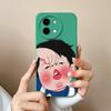 For Vivo Y38 5G Phone Case Lovely Cartoon Panda Pattern Soft Liquid Silicone Shockproof Protective Back Cover For Vivo Y 38 Capa