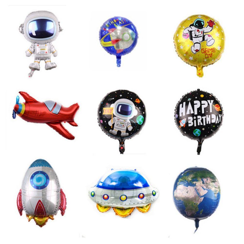 

Thickened Astronaut Aluminum Foil Balloon Standing Universe Series Party Decor Children