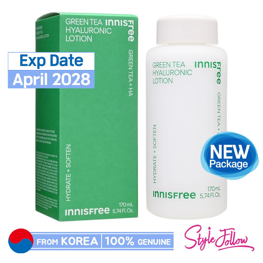 [INNISFREE] Гиалуроновый лосьон с зеленым чаем 170 мл 1pc + Sample Gifts