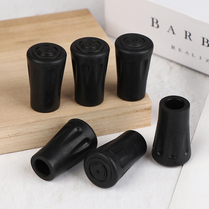 6 Pieces Anti-Slip Hiking Poles, Protective Cap, Walking Stick Tip Bottom Pads Climbing Protective Covers Plastic Foot Covers