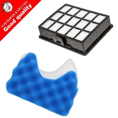 Staubsaugerfilter Ersatzteilset Kit aus Filtern und Schwammfilter für Samsung DJ97-00492A SC6520 SC6530 /40/50/60/70/80/90
