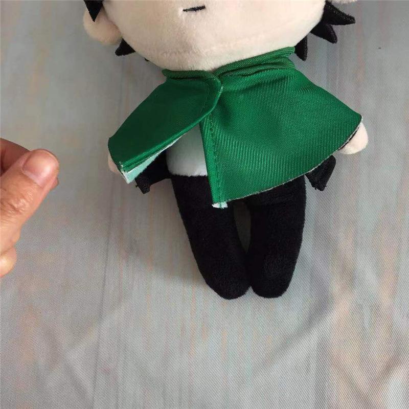 Attack on Titan Plush Toys Levi Ackerman Stuffed Dolls Cartoon Eren Jaeger Plushie Figure Peluche Pillow Kids Christmas Gifts