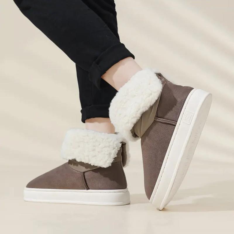 Fashion New Men s Warm Shoes Winter Simple and Comfortable Indoor Home Cotton Shoes Soft — фото 7