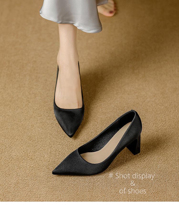 Korean Style High-End Versatile High Heels - Spring/Autumn 2025