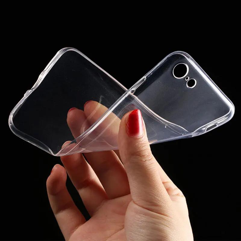Ultra tenké měkké průhledné silikonové pouzdro na telefon pro iPhone 7 8 6 6s Plus 5 5S SE 2016 2020 2022 Křišťálově čistý tenký zadní kryt