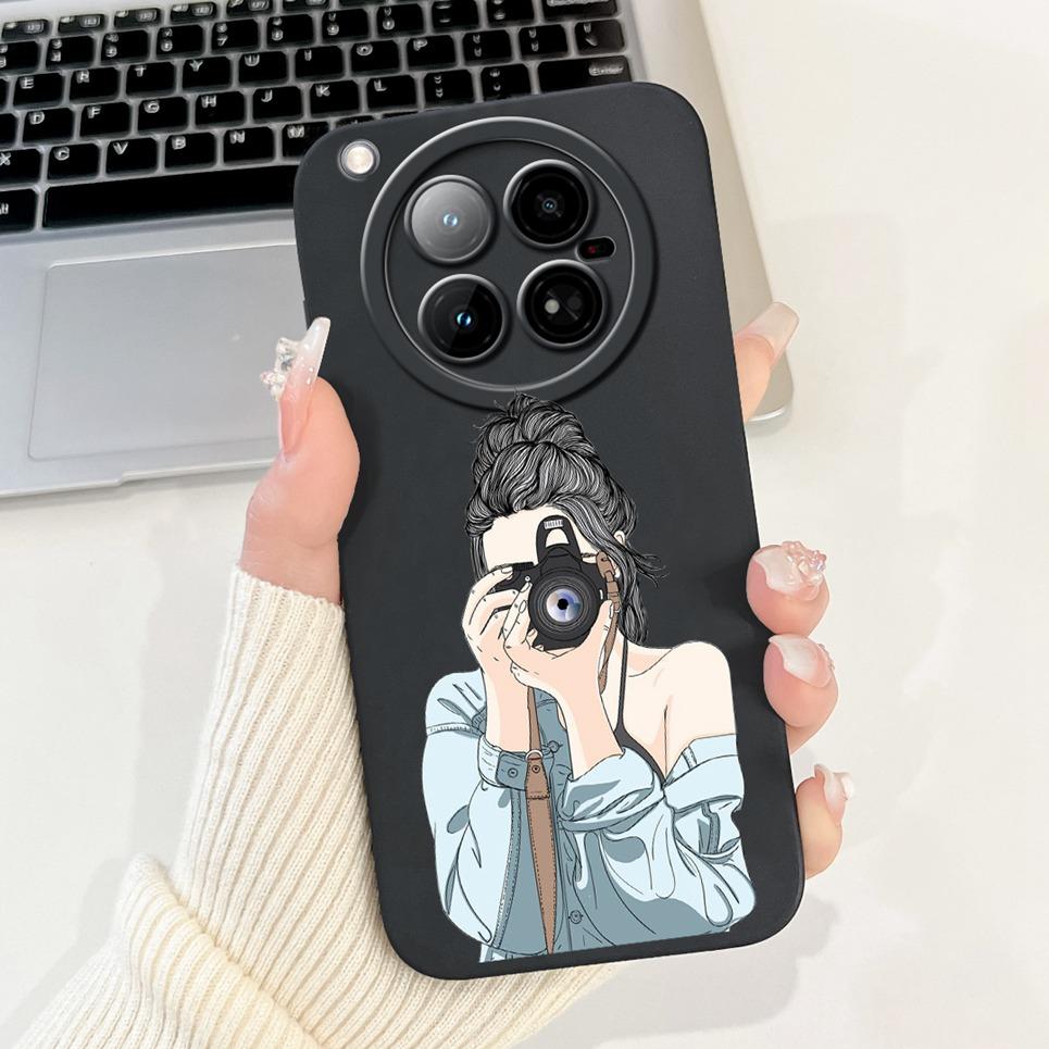 For Infinix Zero 40 4G 5G Back Cover 6.78" On Infinix X6860 X6861 Capa Flower Butterfly Women Fashion Phone Case Liquid Silicone