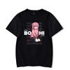 Bocchi The Rock Gotou Hitori Classic Manga Graphic T‑Shirt Japanese Anime Harajuku Hip‑Hop Cotton Loose Oversized Casual Streetwear Tops For Men Women
