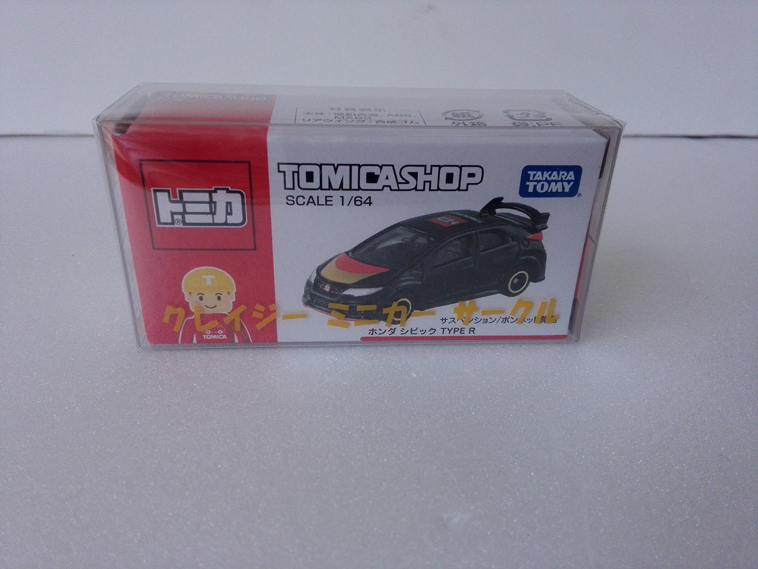 

Tomica Shop Limited Honda Civic TYPE R Crazy Mini Car Circle с чехлом