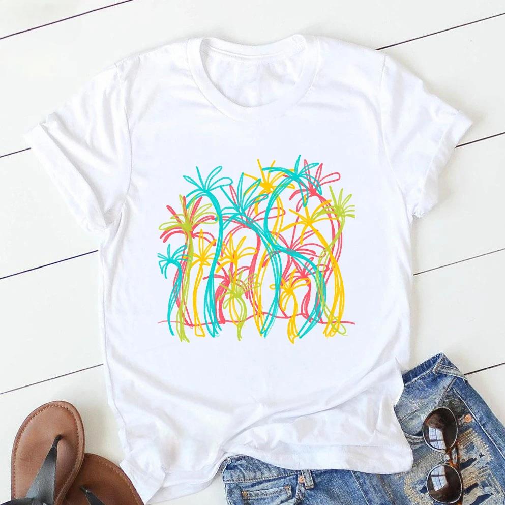 Buntes Löwe/Giraffe/Zebra/Katze/Vogel/Kuh Blumen 3D-Druck T-Shirt Damen Sommer Mode Oberteile T-Shirt