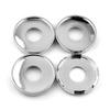 4 Pieces Silver Outer Diameter 63mm Inner Diameter 59mm Hub Base Wheel Center Hub Cap for HRE