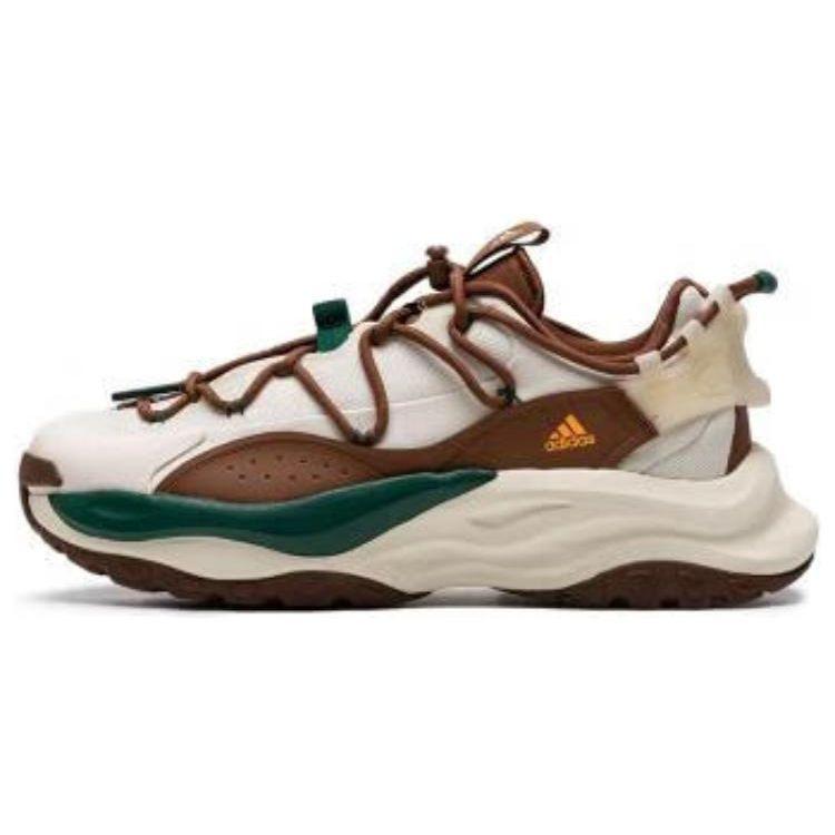 Adidas Maxxwavy Comfortable Versatile Durable Low-Top Casual Running Shoes Unisex Sneakers White Brown IF6480