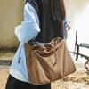 Cloth bag women's canvas bag women's shoulder student literary Korea simple and versatile large-capacity messenger bag