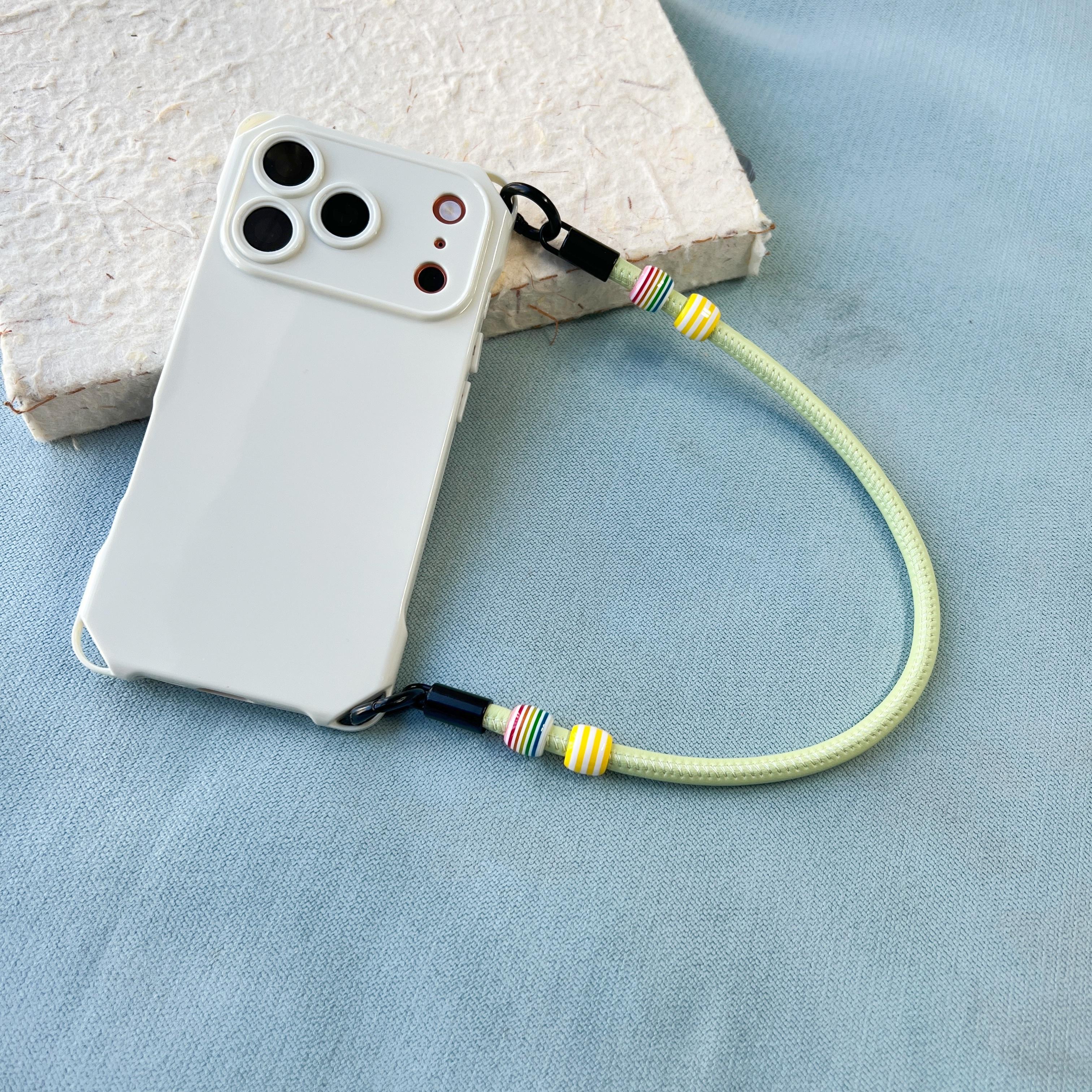 

Модный шнурок с бусинами для чехла телефона, подходит для iPhone 17 Pro Max, ремешок на запястье 17 Pro Air, многофункциональный защитный чехол iPhone Air