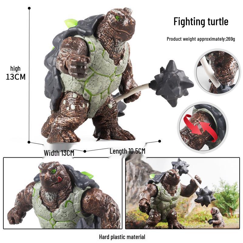 Cross-Border Cognitive Simulation: Large Magical Combat Rhinoceros Toy for Kids