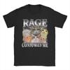 Streetwear T Shirts Summer Rage Consumes Me Cat Leisure T Shirts Cotton Tshirt for Unisex Women Y2K Retro Cheap Print Short Sleeve