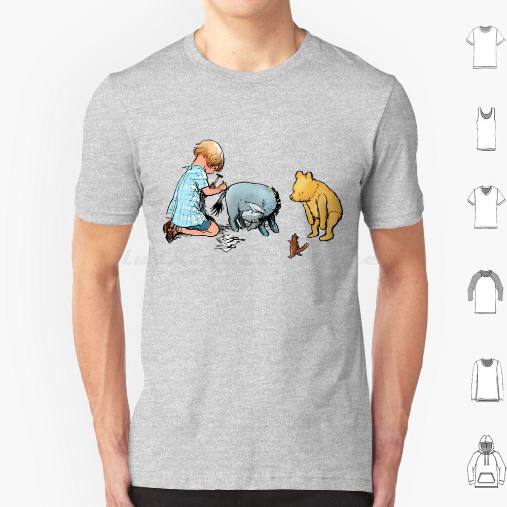 

Vintage Cartoon Winnies Tiggers 2024 T Shirt 6xl Cotton Cool Tee Winnies The Winnies Bear Honey Christopher Robin Kanga Rabbit S