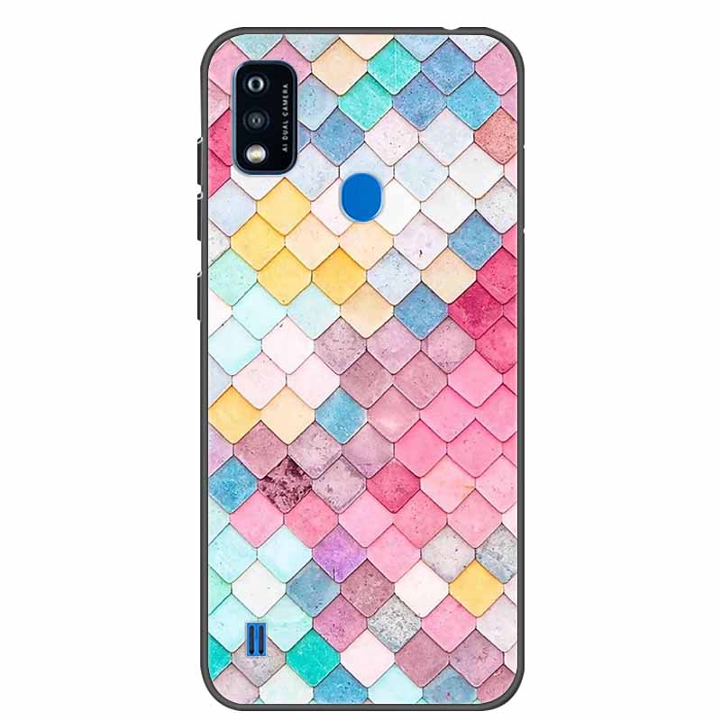 For ZTE Blade A51 Case Lovely TPU Silicone Soft Phone Cover for ZTE Blade A51 / A71 Protect Bumper Cover On BladeA51 A 51 Cute