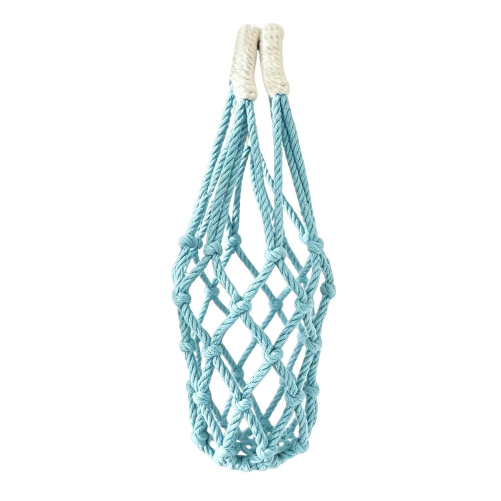 Water Bottle Pouch Reusable Portable Mesh Handwoven Drink Carrier Bag for Shopping Work Travel Daily Commuting Outdoor Camping
