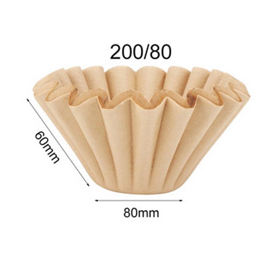 Bowl-Shaped Drip Coffee Filter for Hand-Pour American Coffee Maker