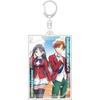 Classroom of the Elite TV Anime Horikita Suzune & Ayanokoji Kiyotaka Square Acrylic Keychain (Approx. 3mm thick)