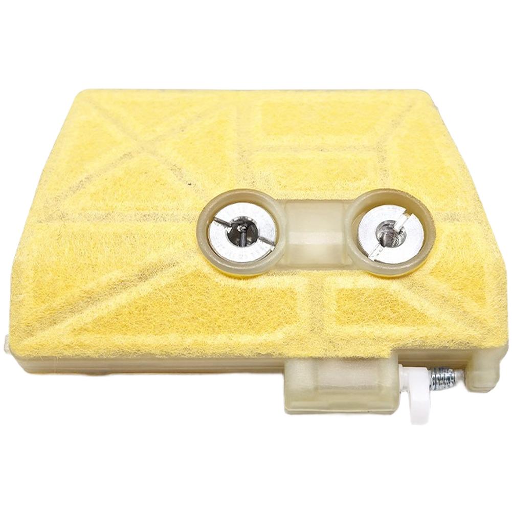 MS380 MS381 MS382 Chainsaw Air Filter Assembly Replacement Mesh Yellow Steel Effectively Traps Dust And Debris
