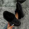 Fashion Ladies Shoes 2024 Brand Slip-on Women's Boots Fashion Turned-over Edge Daily Boots Women Winter Short Plush Keep Warm Snow Boots