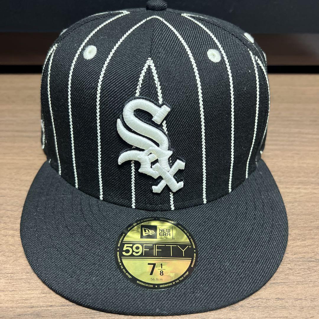 

[USED] New Era 59Fifty White Sox Cap, 7 1/8