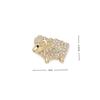 1Pcs Vintage Pearl Goat Lamb Brooches Women Men Alloy Sheep Animals Weddings Party Brooch Pins Gifts