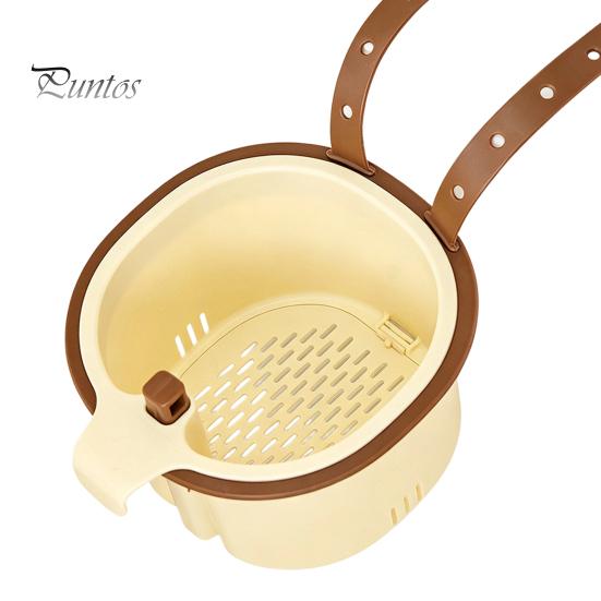 Easy Clean Kitchen Gadget Sink Strainer Basket, Automatic Dumping Design, Hanging Faucet Food Catcher, for Cleaning And Drainage Space Saving Drain